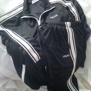 Celine Black Tracksuit Jacket